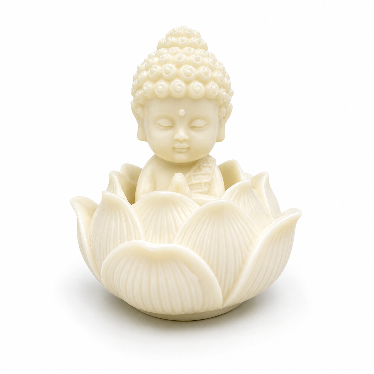 Tượng Phật Ngồi Đài Sen Mini Để Ô Tô, Bàn Làm Việc, Tượng Phật A Di Đà, Quan Âm Bồ Tát Toạ Thiền
