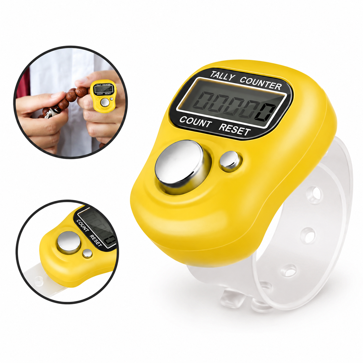 Máy Đếm Số Niệm Phật, Đếm Tụng Kinh Đeo Ngón Tay