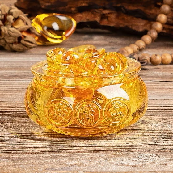 Hũ vàng tụ bảo, hũ vàng chiêu tài lộc bát kim nguyên bảo,cao cấp siêu đẹp