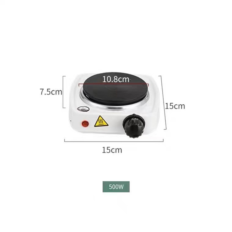 Bếp điện mini 500w hâm nóng sáp làm nến kích thước, có thể dùng pha trà, cà phê...