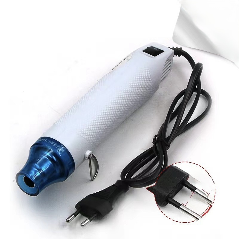 Máy Khò Nhiệt Cầm Tay 300W/220V - Thổi Hơi Nóng 200°C - Co Màng, Gói Quà, Hàn Kim Loại