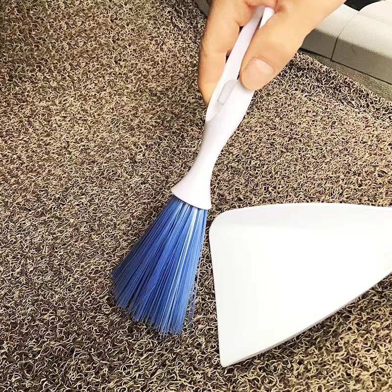 Chổi quét vệ sinh combo 2 sản phẩm gồm chổi và gàu hót cao cấp Đức Tín