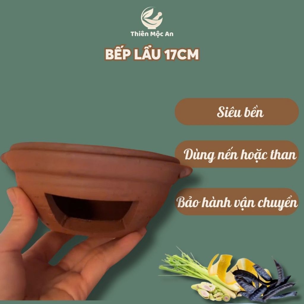 5 Loại bếp xông đất nung mộc cao cấp bát tràng dùng nến và than không khói