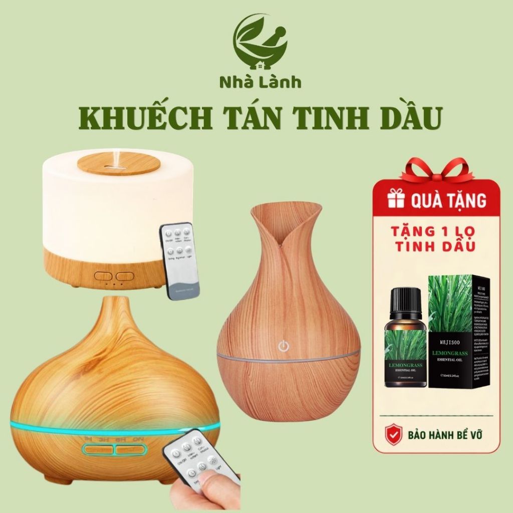 Máy Khuếch Tán Tinh Dầu 500ML có REMOTE