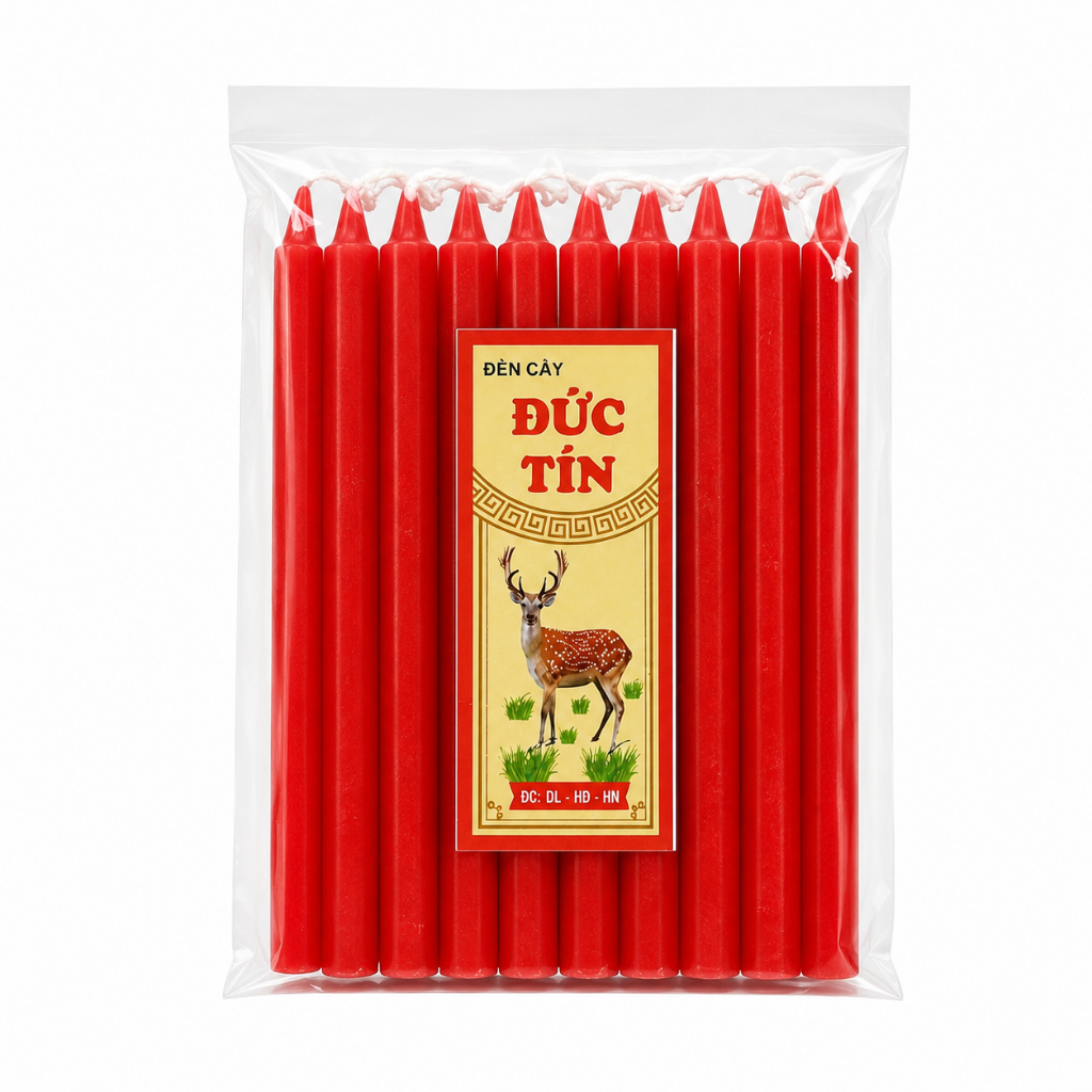 100 Nến cây, đèn cầy thắp sáng Đức Tín thắp 40p, 1 tiếng, 1,5 tiếng