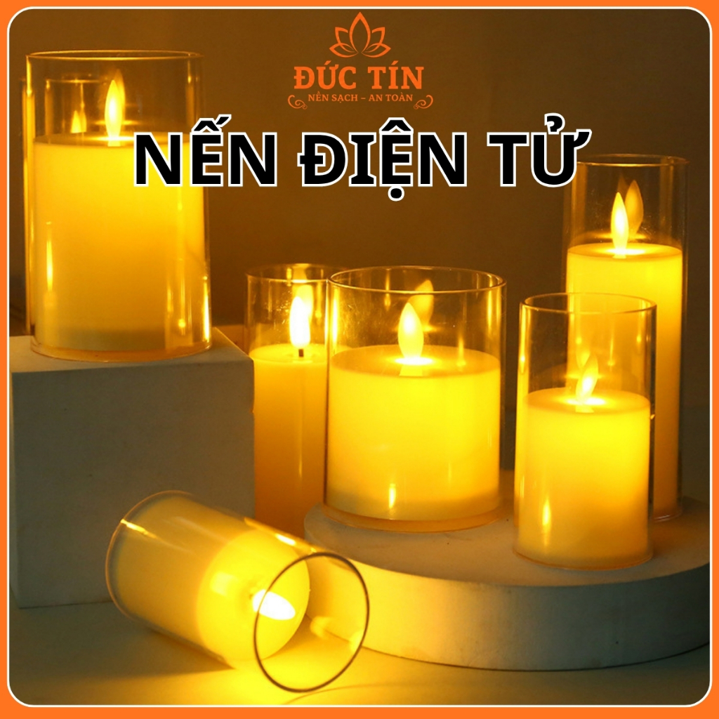 Nến điện tử mê ca lung sinh siêu đẹp cho sinh nhật
