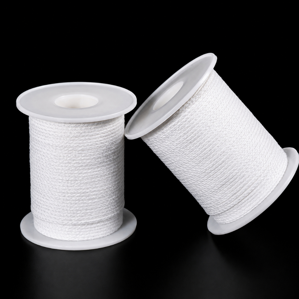 Bấc làm nến, chỉ làm nến, tim nến dài 100% cotton không khói