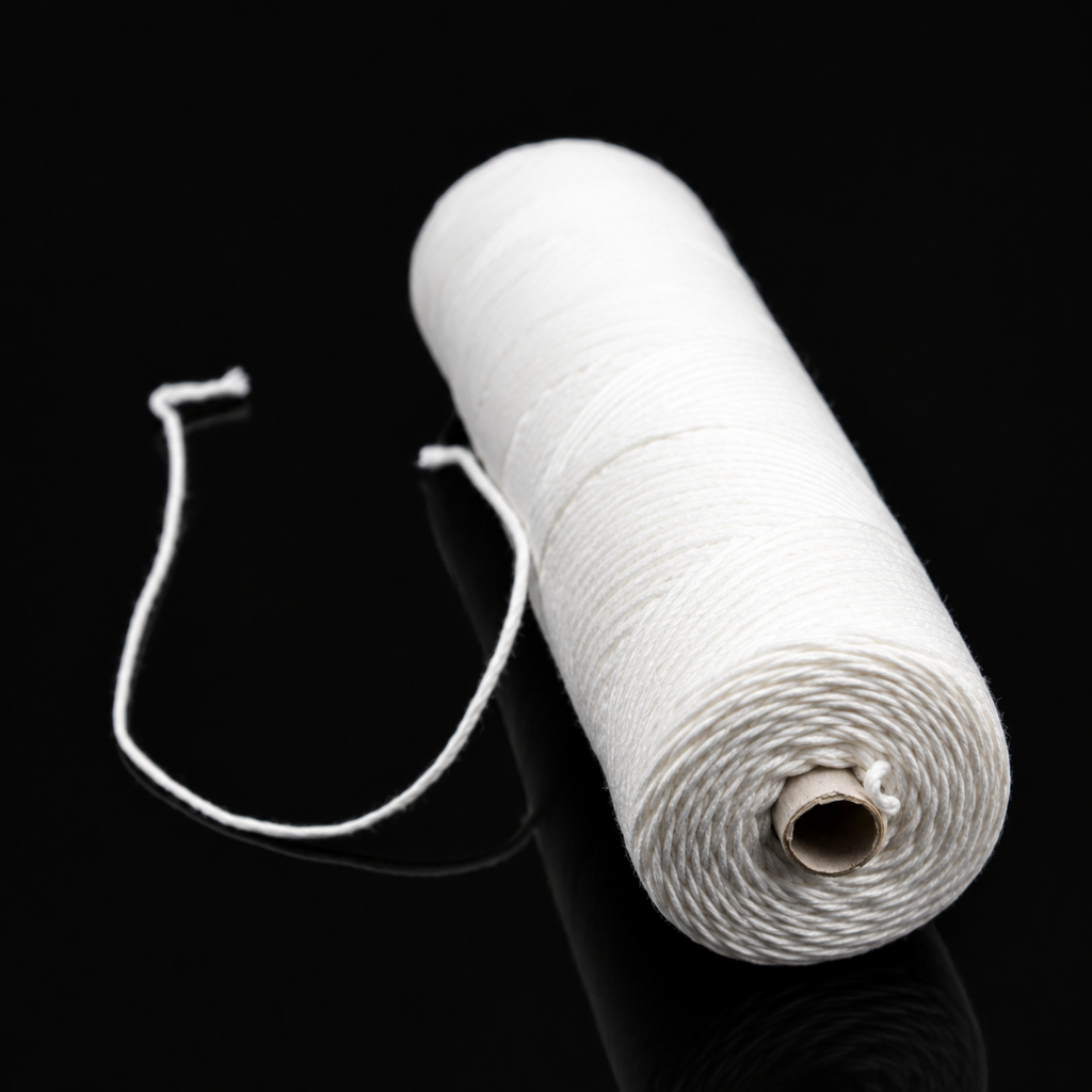 Bấc làm nến, chỉ làm nến, tim nến dài 100% cotton không khói