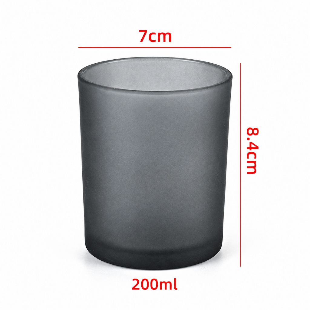 Cốc Thủy Tinh 300ml Nắp Gỗ Đựng Nến Handmade