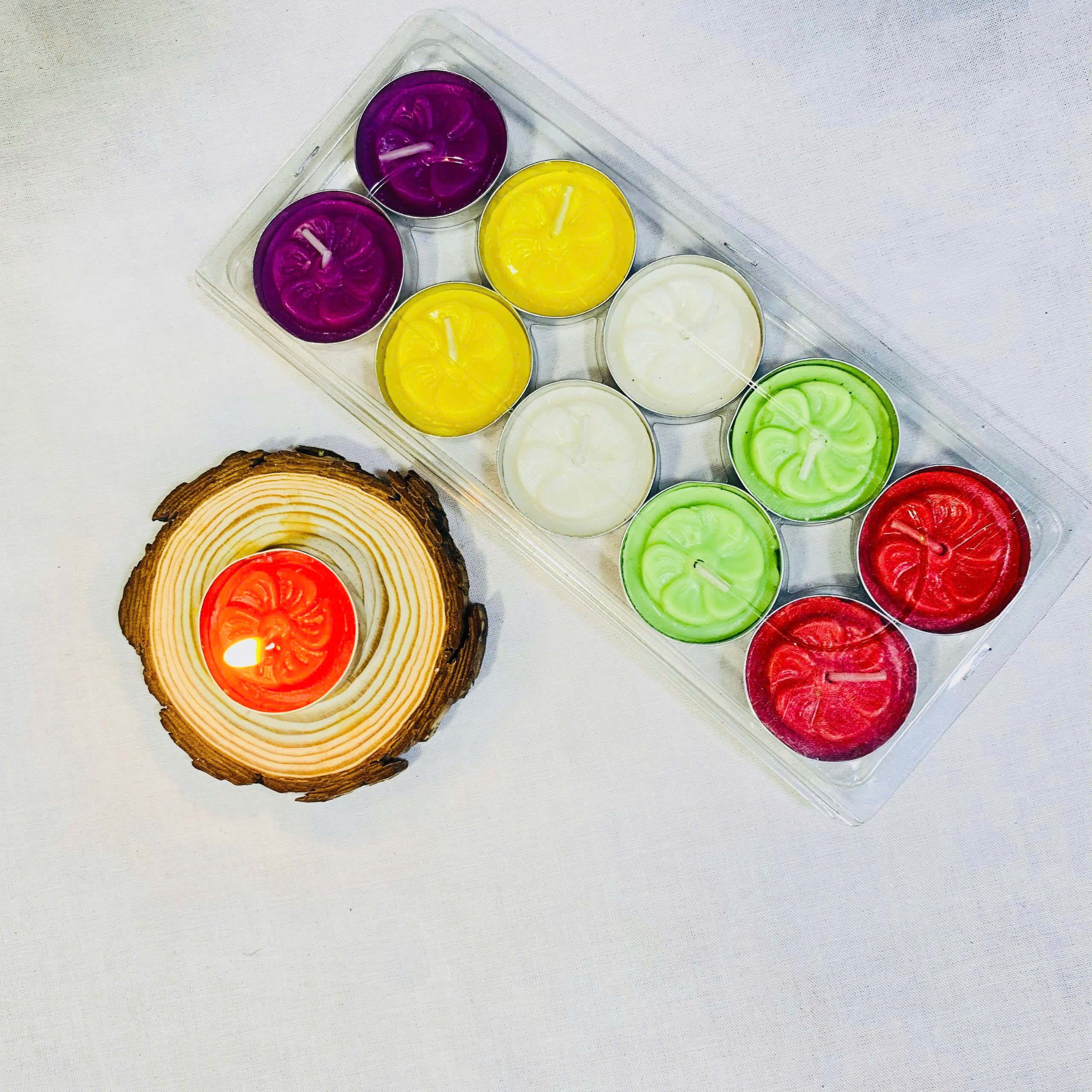 10 viên tealight 1,5-2h