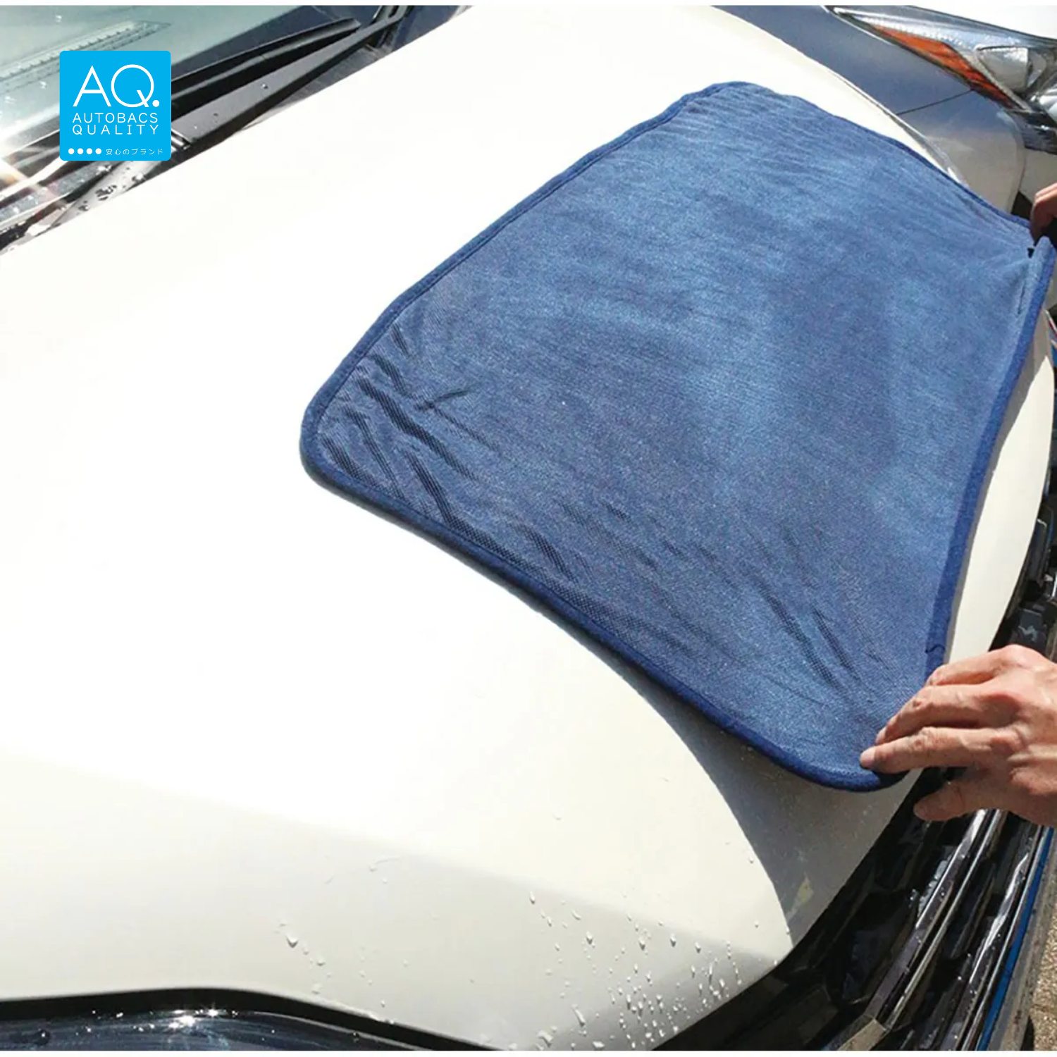 KHĂN MICROFIBER XOẮN NGẮN THẤM HÚT CAO - AUTOBACS AQ