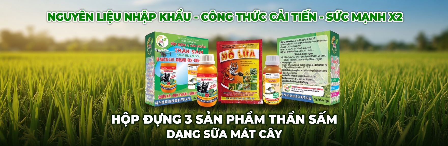 Bộ 3 thuốc trừ sâu thần sấm