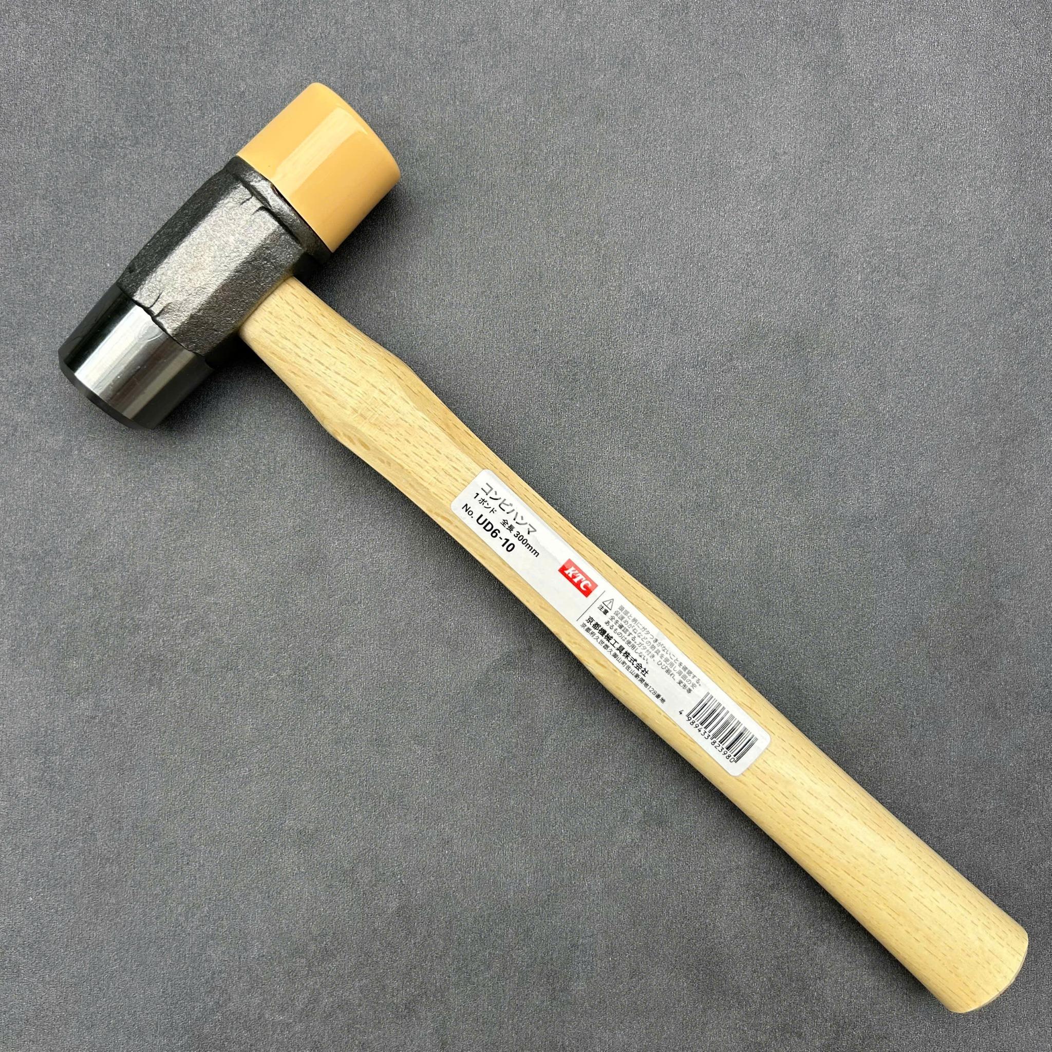 Búa Cơ Khí KTC UD6-10_Gồm Đầu Sắt Và Nhựa, Cán Gỗ Dài