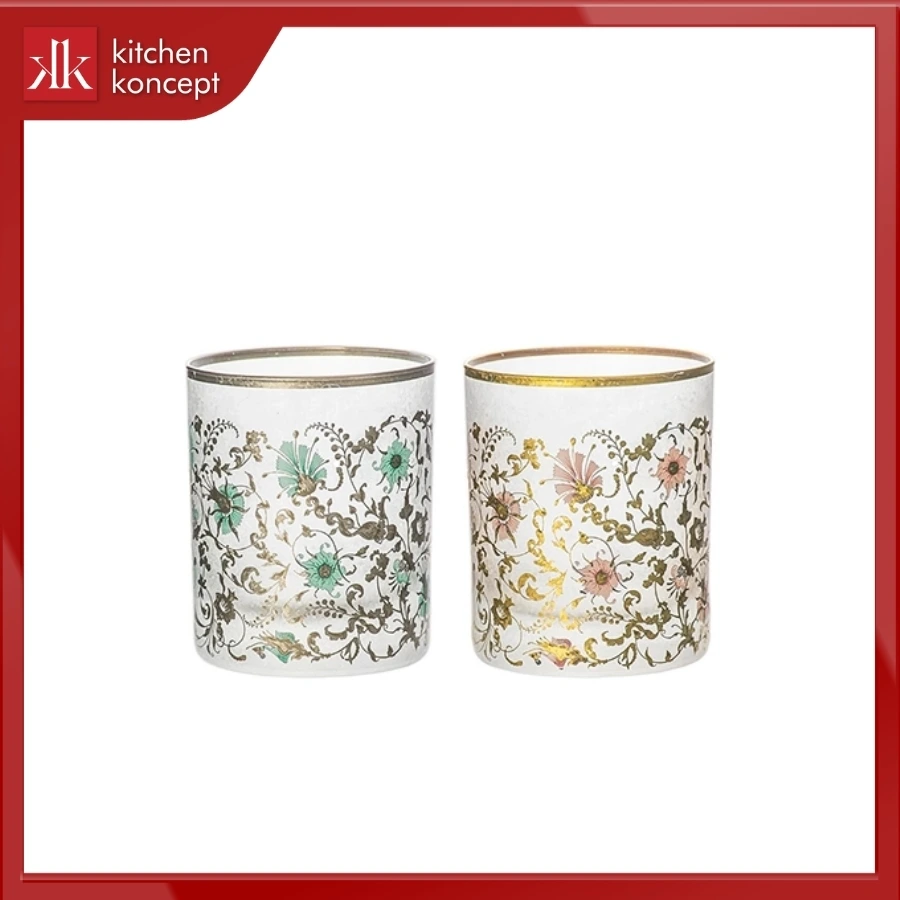 Bộ ly thủy tinh uống rượu Old Fashioned G&amp;S Aderia