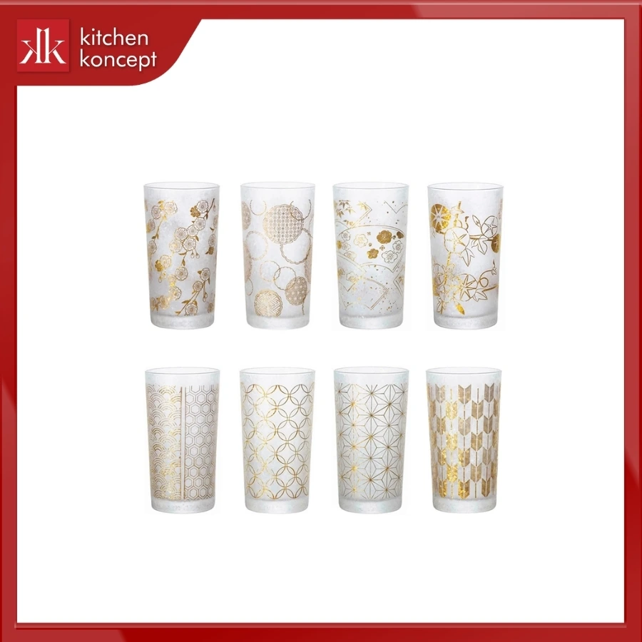 Bộ ly thủy tinh uống rượu shot Asanoha Aderia
