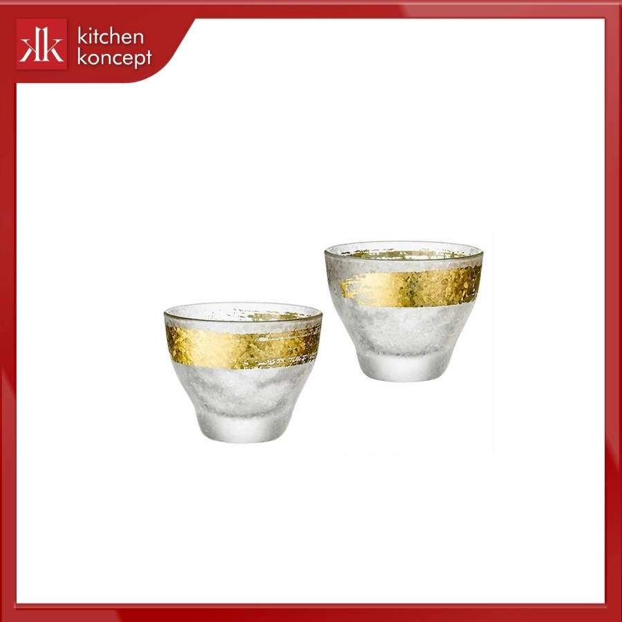 Bộ ly uống rượu Sake Gold Ichimonji