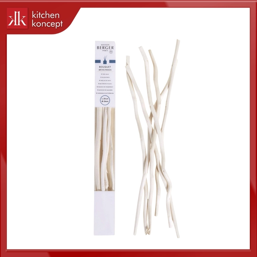 Bộ que tán hương gỗ liễu 21cm Maison Berger