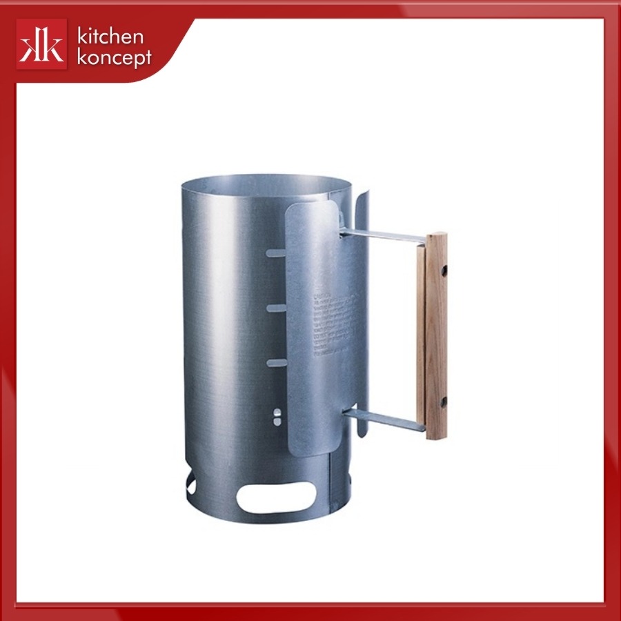 Ống nhóm than Lodge có thiết kế tay cầm cách nhiệt, dễ thao tác