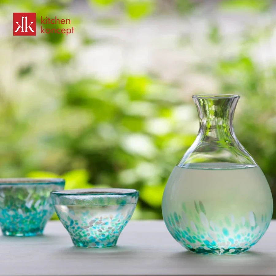 Ly sake Aderia Ajisai 85ml đến từ thương hiệu Aderia
