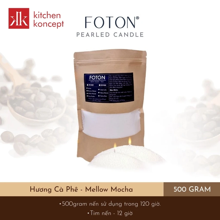 Nến ngọc trai hương cà phê Mellow Mocha