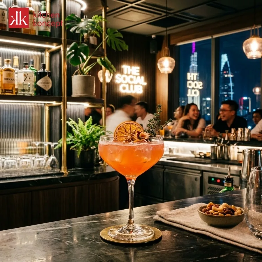 Thiết kế ly thủy tinh dùng để thưởng thức cocktail