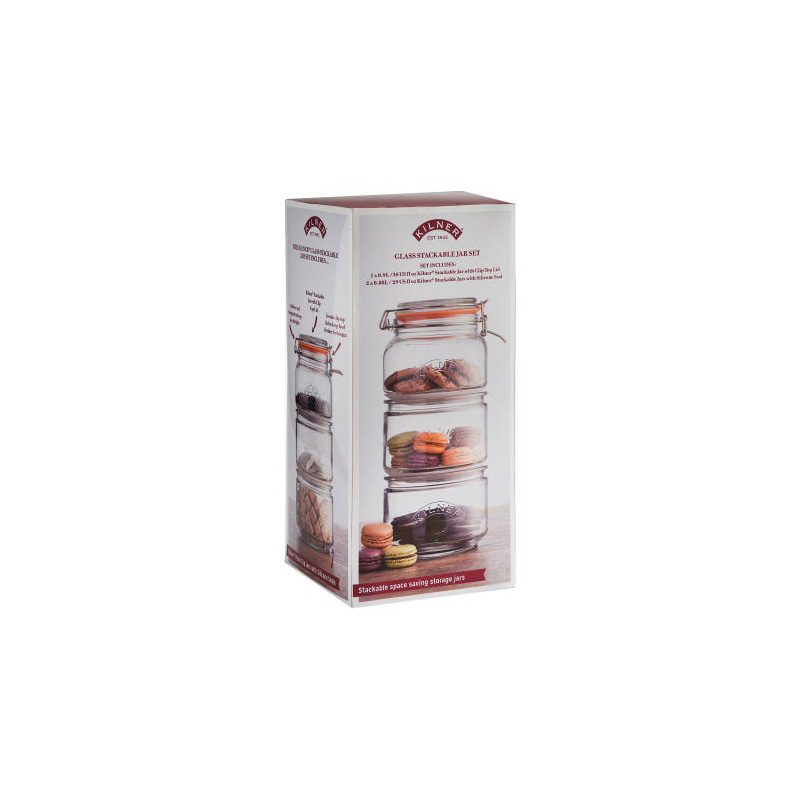 Kilner - Bộ hũ thủy tinh - 3 cái