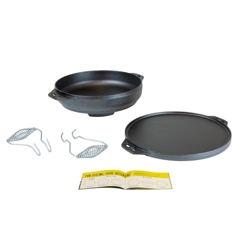 Lodge - Camp - Bộ nồi chảo cắm trại - 4 món