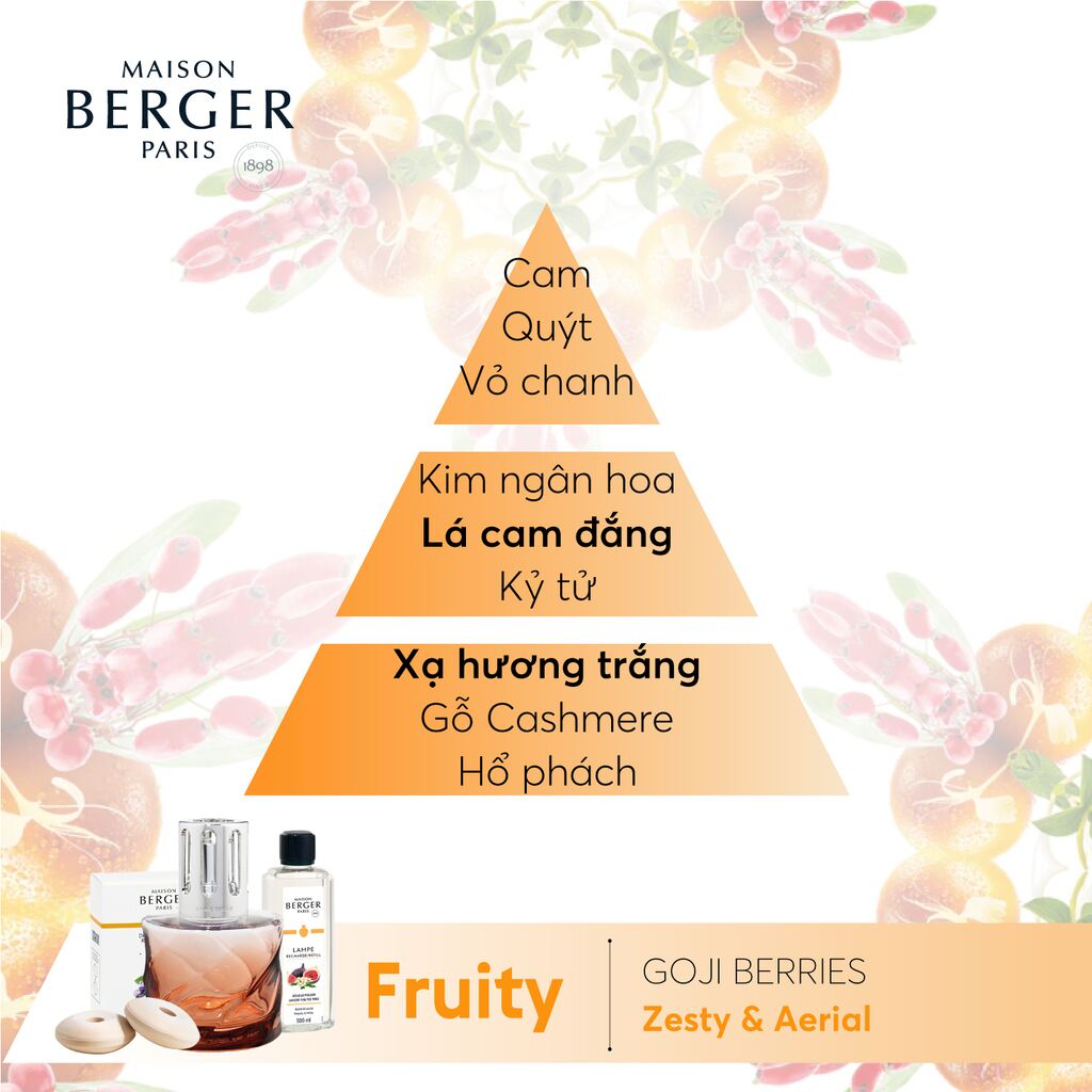 Maison Berger - Tinh dầu khuếch tán hương Goji Berries - 200ml