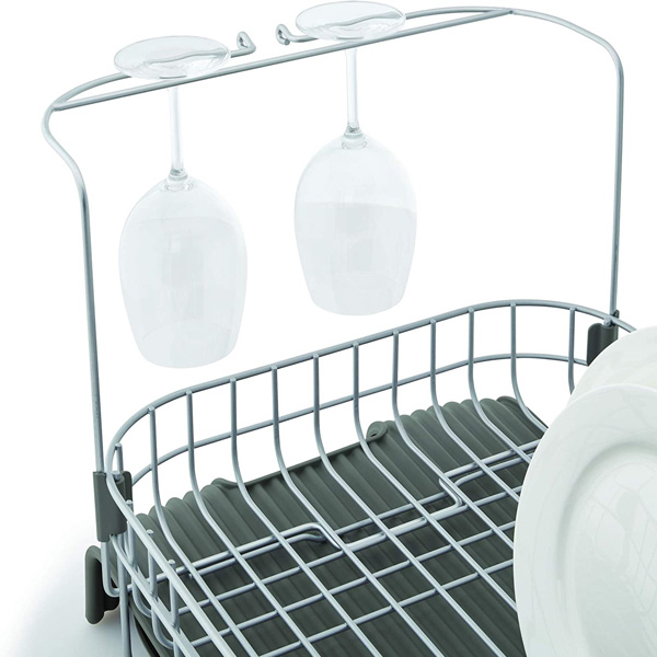 KitchenAid - Kệ chén đĩa bằng thép không gỉ Expandable màu xám