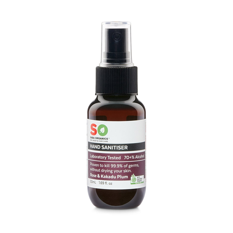 Saba - Nước rửa tay hương Hoa hồng và Mận Kakadu - 50ml