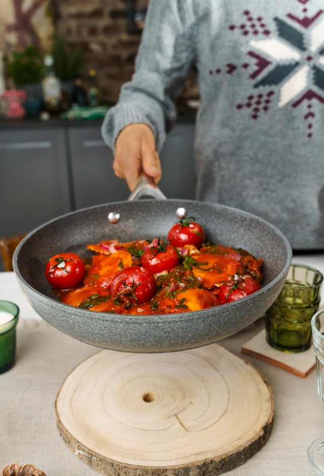 Chảo Wok nhôm chống dính Salina Granititum BALLARINI - 30cm