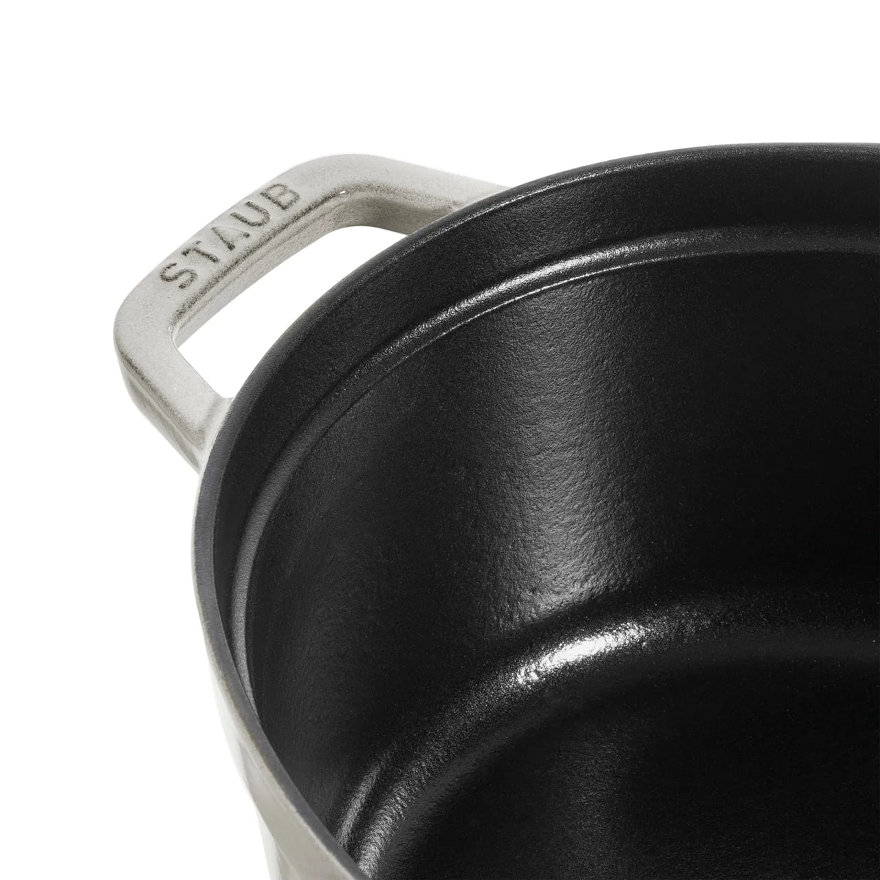 Staub - Nồi gang oval màu nấm trắng - 37cm (8L)