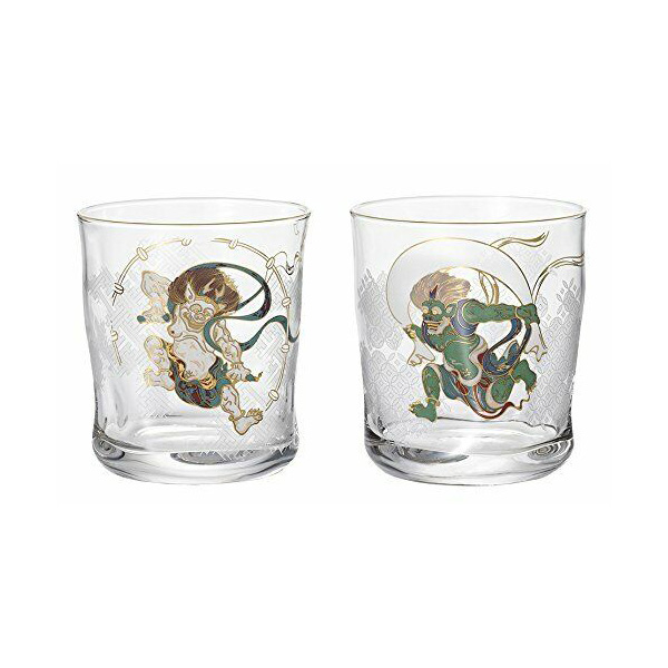 Aderia - Fujin Raijin - Bộ ly thủy tinh - 0.3L - 2 cái