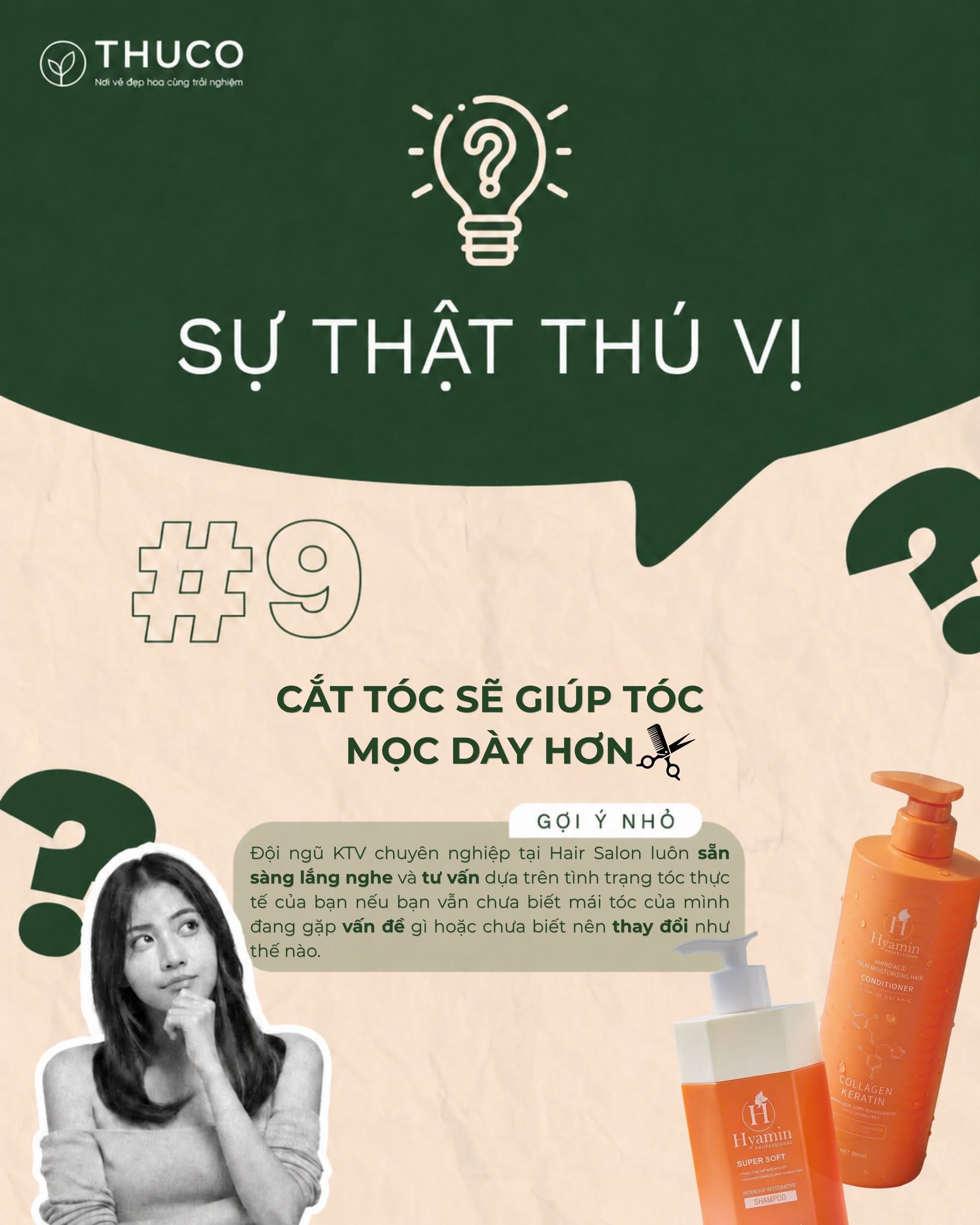 Sự Thật Thú Vị #9: Cắt Tóc Sẽ Giúp Tóc Mọc Dày Hơn?