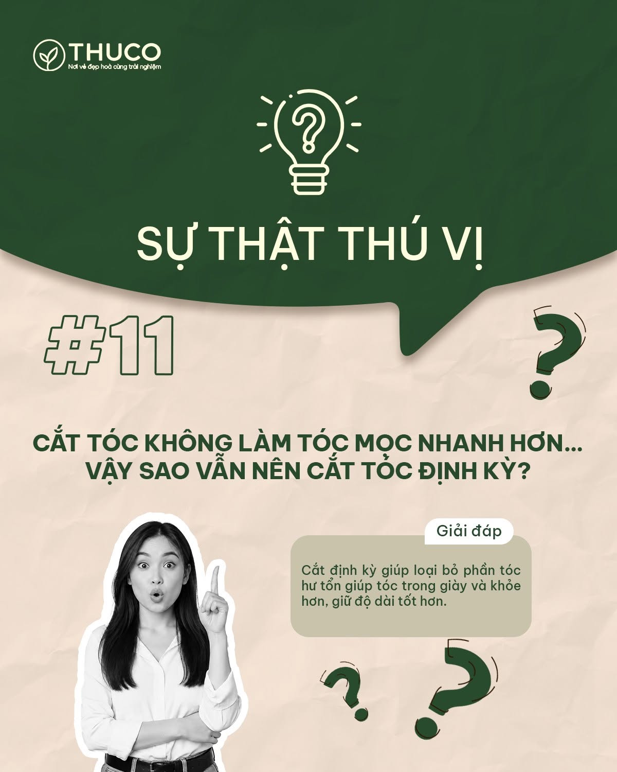 Sự Thật Thú Vị #11: Cắt Tóc Không Làm Tóc Mọc Nhanh Hơn... Vậy Sao Vẫn Nên Cắt Tóc Định Kỳ?