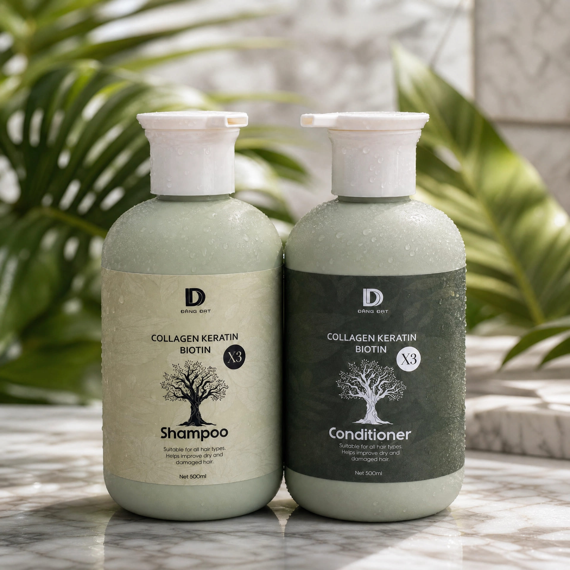 Cặp gội xả X3 Collagen siêu mềm mượt 500ml
