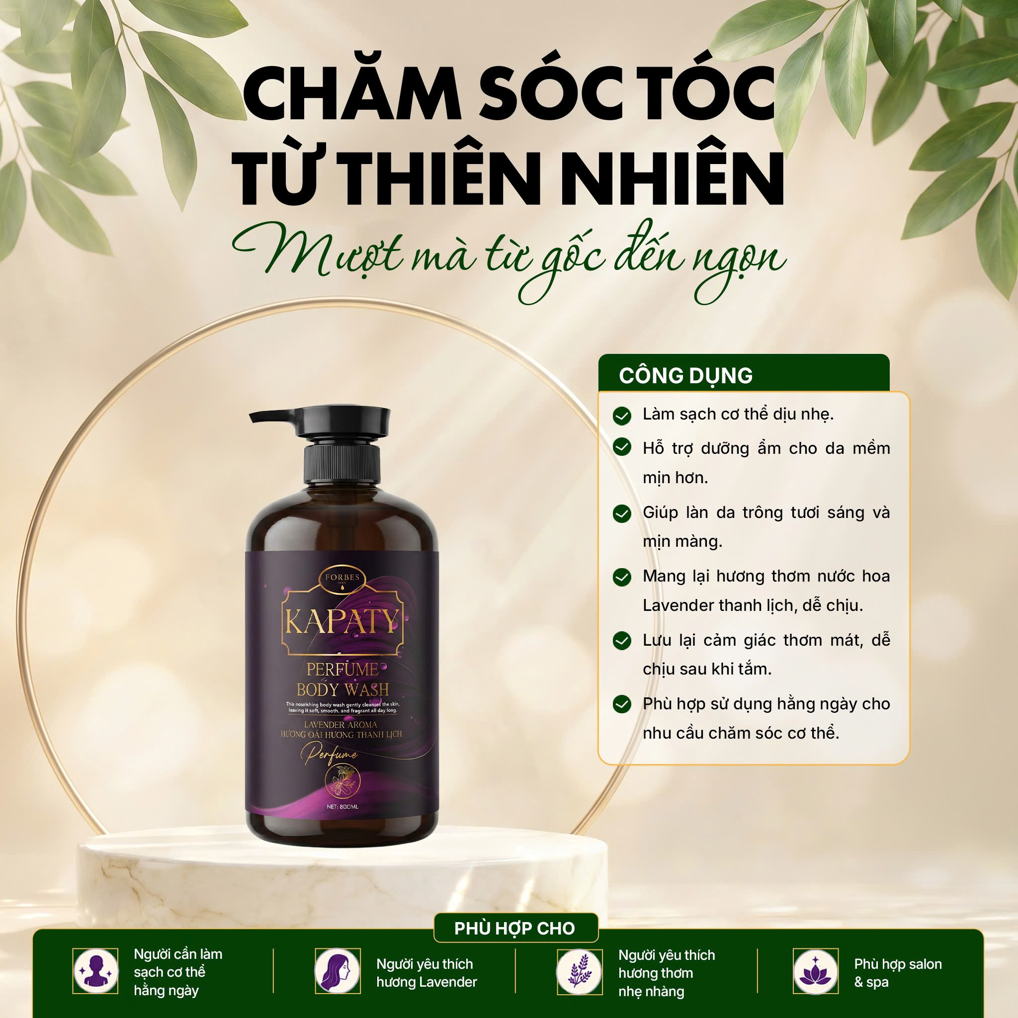 Sữa tắm Kapaty 800ml