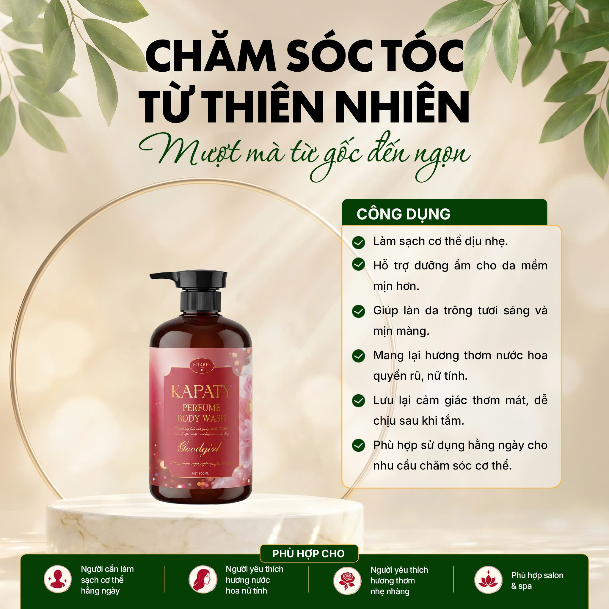 Sữa tắm Kapaty 800ml