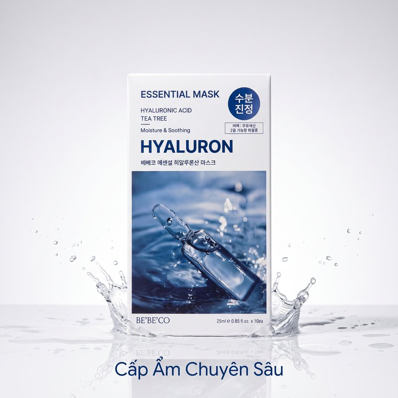 Mặt nạ BEBECO tinh chất cấp ẩm và dưỡng ẩm