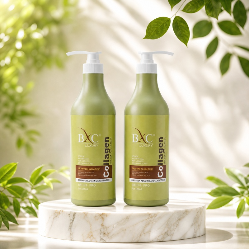 Dầu gội BXC LUXURY dưỡng sinh siêu mềm mượt 800ml