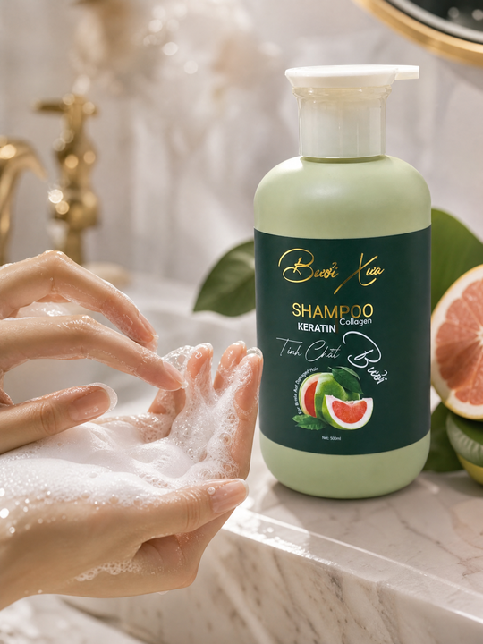 Dầu gội Bưởi Xưa tái sinh suối tóc 500ml