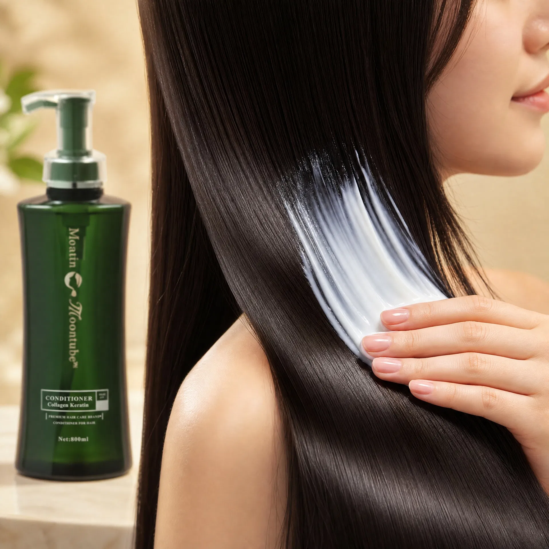 Dầu gội Moontube phục hồi chuyên sâu dưỡng tóc mềm mượt 800ml