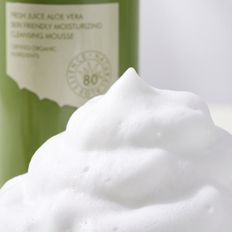 Bọt rửa mặt SHUHARI nha đam tươi dưỡng ẩm dịu nhẹ dưỡng sáng da 300ml