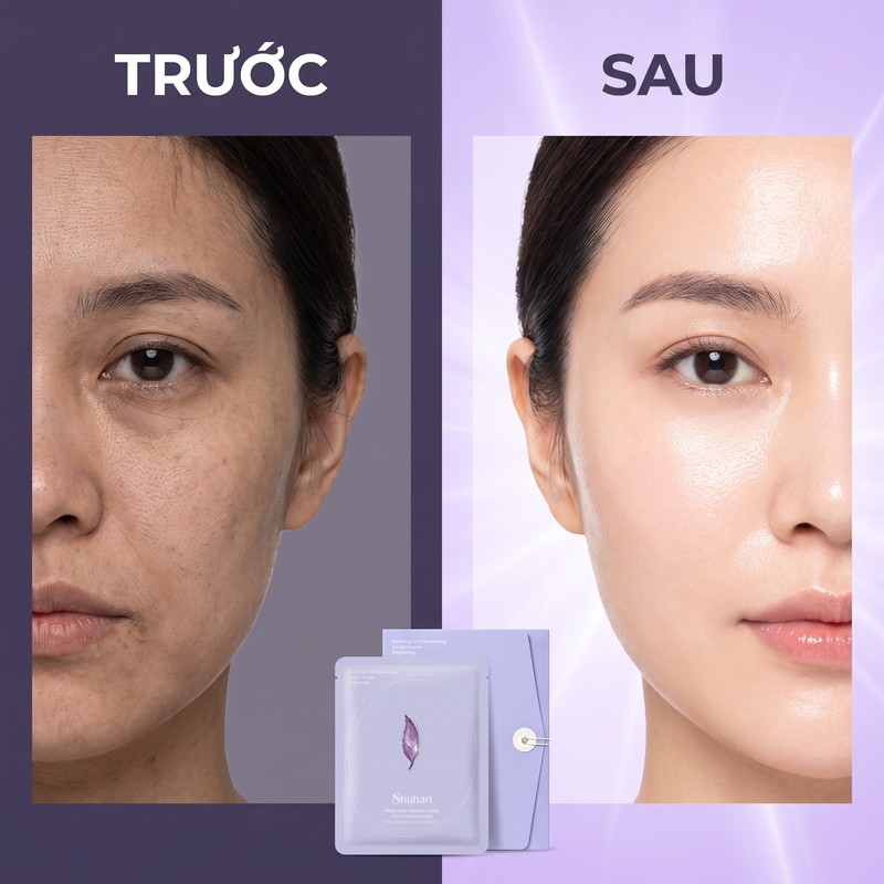 Mặt nạ SHUHARI phục hồi chuyên sâu cấp ẩm mềm mịn 40ml