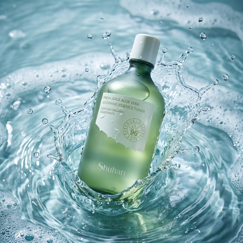 Nước hoa hồng SHUHARI nha đam tươi dưỡng sáng cân bằng độ ẩm 500ml