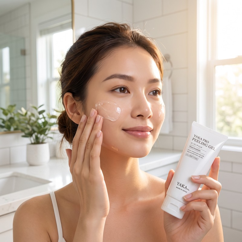 Gel tẩy tế bào chết YAKA PRO dưỡng sáng da tuýp