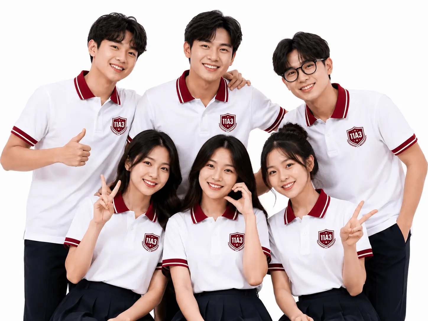 Áo Polo Trắng Phối Cổ Đỏ Đô Sọc Be