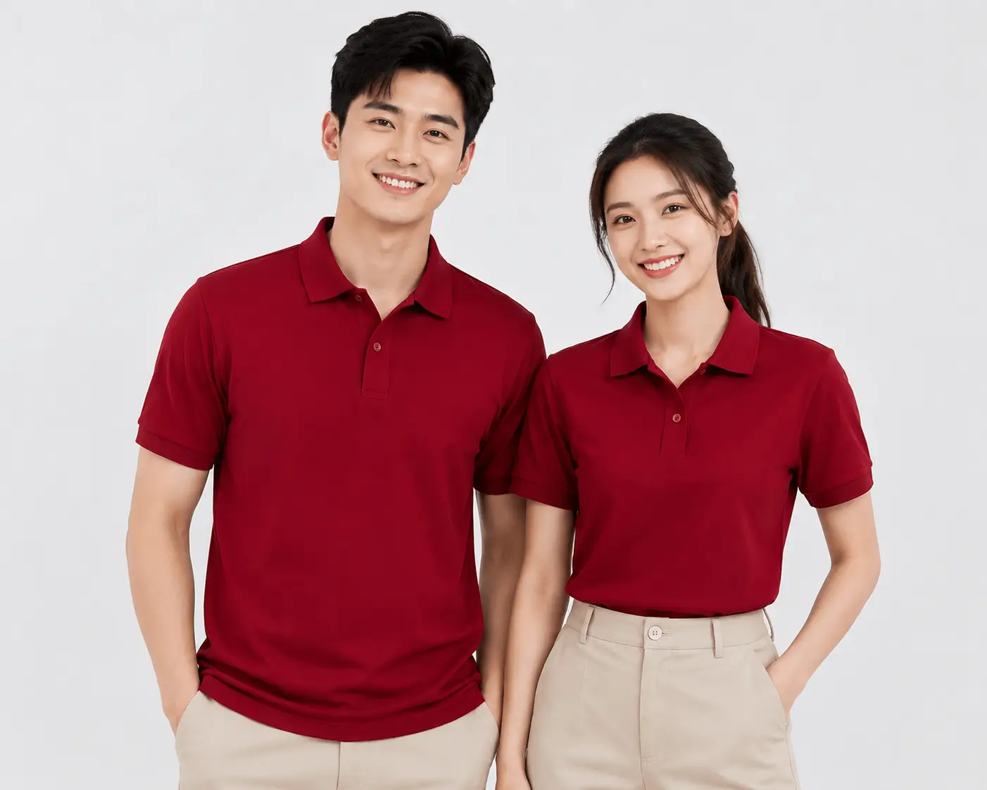 Áo Polo Đỏ Đô