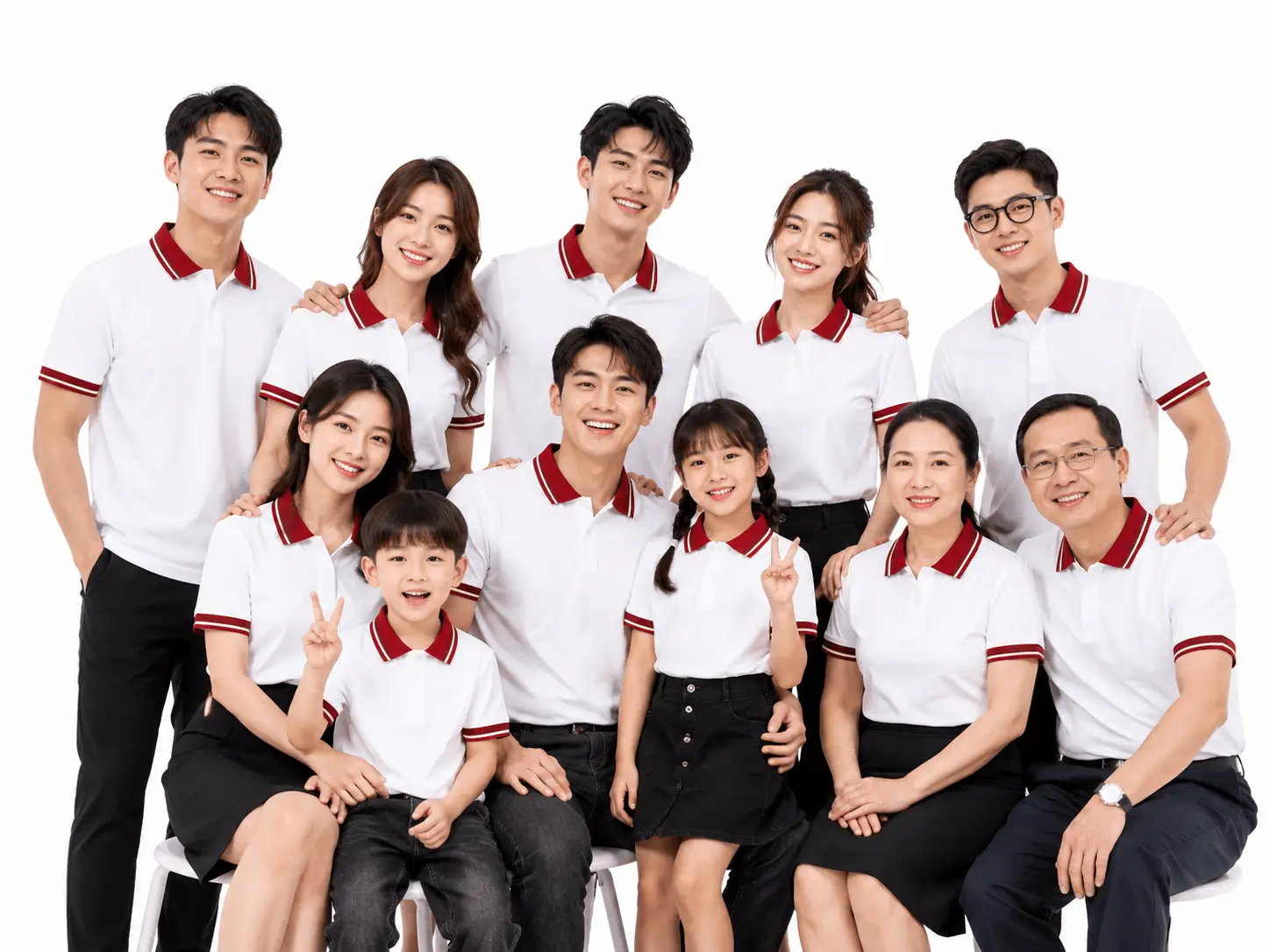 Áo Polo Trắng Phối Cổ Đỏ Đô Sọc Be