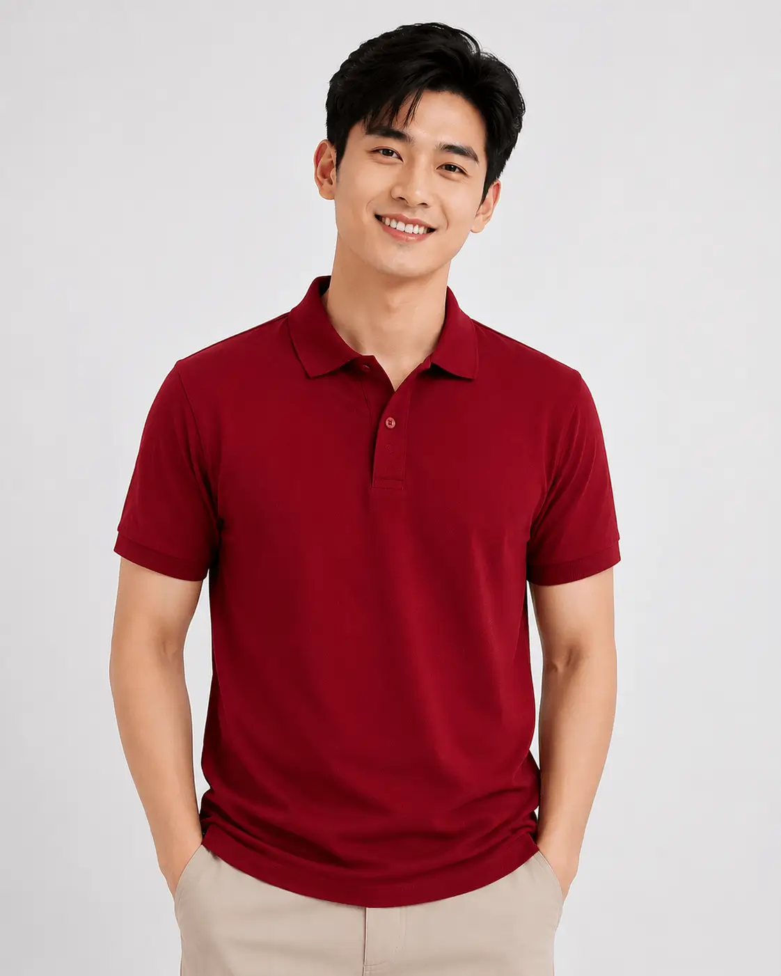 Áo Polo Đỏ Đô